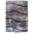 Polyester Silk Yarn Mixed Carpet with Design